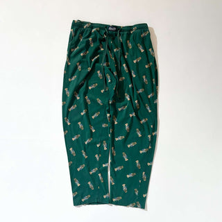 00's Ralph Lauren ドローコード 総柄 ポロベア パジャマ パンツ