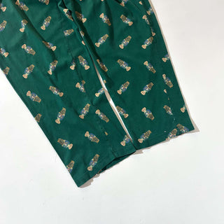 00's Ralph Lauren ドローコード 総柄 ポロベア パジャマ パンツ