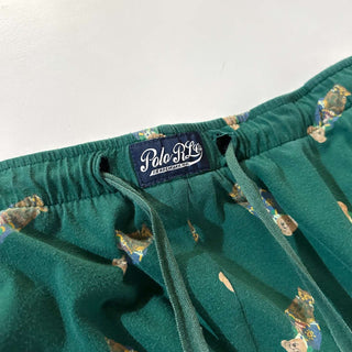 00's Ralph Lauren ドローコード 総柄 ポロベア パジャマ パンツ