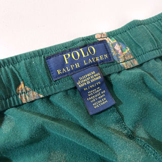 00's Ralph Lauren ドローコード 総柄 ポロベア パジャマ パンツ