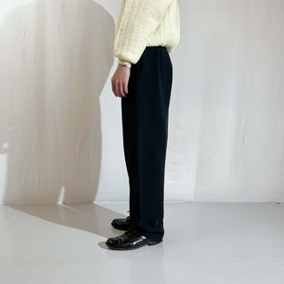 00's Russell ブラック ドローコード ワイド スウェット パンツ