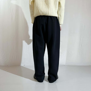 00's Russell ブラック ドローコード ワイド スウェット パンツ
