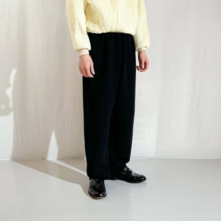 00's Russell ブラック ドローコード ワイド スウェット パンツ