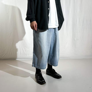 00's SOUTHPOLE デニム ワイド ショーツ ジョーツ