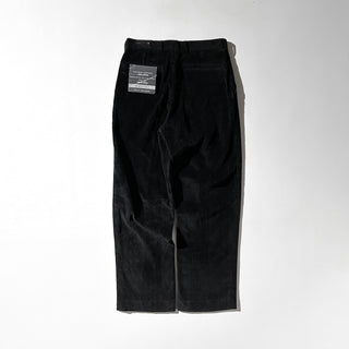 00's "dead stock" mantles ブラック ストレート 細畝 コーデュロイ パンツ