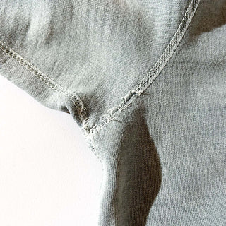 00's "made in Canada" NORTHERN "極太アーム" ピグメントダイ フェード バインダー ワンポイント スウェット シャツ