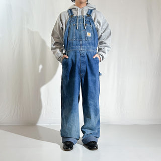 00's "made in USA" Carhartt デニム オーバーオール