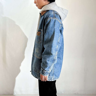 00's "made in USA" Carhartt 裏ブランケット デニム チョアコート カバーオール ジャケット