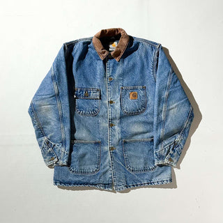 00's "made in USA" Carhartt 裏ブランケット デニム チョアコート カバーオール ジャケット