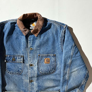 00's "made in USA" Carhartt 裏ブランケット デニム チョアコート カバーオール ジャケット