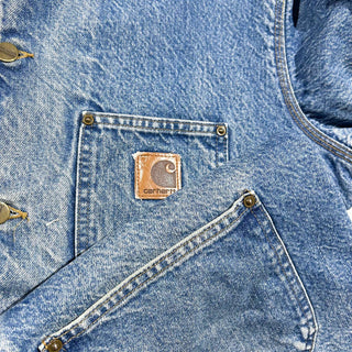 00's "made in USA" Carhartt 裏ブランケット デニム チョアコート カバーオール ジャケット