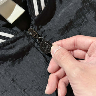 80's adidas ブラック ブルゾン ジャケット