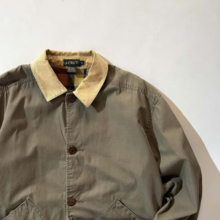 90's J.Crew ライトブラウン ボロ 襟コーデュロイ ハンティング ジャケット