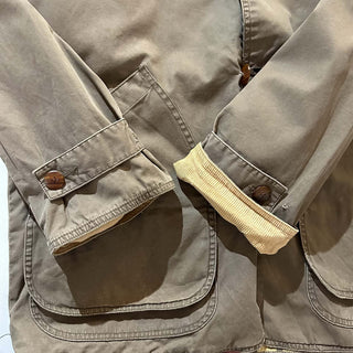 90's J.Crew ライトブラウン ボロ 襟コーデュロイ ハンティング ジャケット