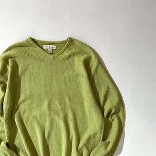 90's～00's TOMMY BAHAMA ピスタチオ Vネック ニット セーター
