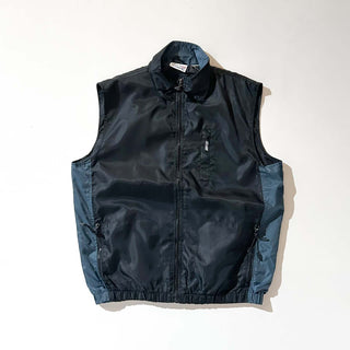 90's～ USA OLYMPIC ドローコード ナイロン シェル ベスト