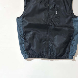 90's～ USA OLYMPIC ドローコード ナイロン シェル ベスト