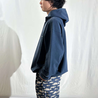 90's "made in USA" Champion 刺繍 ワンポイント スウェット パーカ