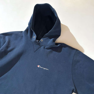 90's "made in USA" Champion 刺繍 ワンポイント スウェット パーカ