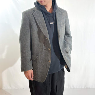 90's "made in USA" Huntington ツイード テーラード ジャケット