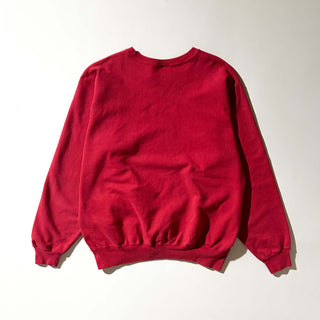 90's "made in USA" champion レッド ワンポイント スウェット シャツ