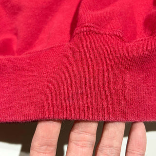 90's "made in USA" champion レッド ワンポイント スウェット シャツ