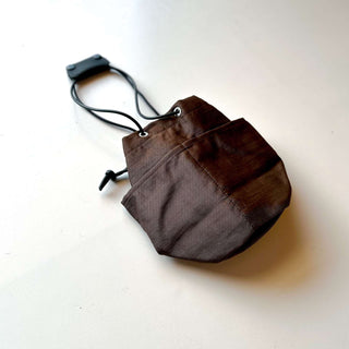 NL ニール  Jacob ナイロン 2way 巾着バッグ (ブラウン)