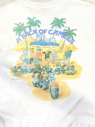 90’s "made in USA" SILKWORM CAMEL バックプリント ポケットTシャツ