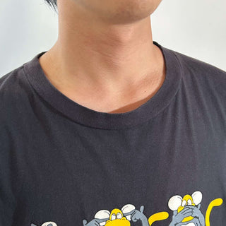 90's～00's "Three wise monkeys" アニマル 発泡プリント Tシャツ