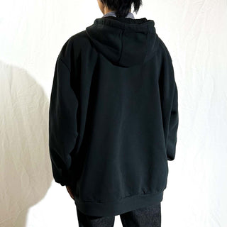 00's Carhartt ブラック 裏メッシュ フルジップ スウェット パーカ