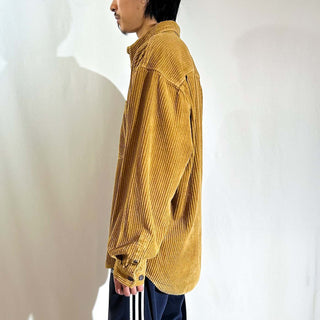 90's～00's SUPPLIES コーデュロイ L/S シャツ