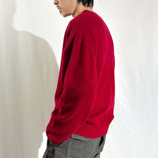 70's〜80's "made in scotland" Neiman Marcus ''pure cashmere'' Vネック ニット セーター