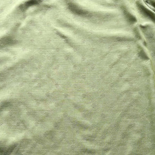 70's SEARS ピスタチオ 総柄 オープンカラー L/Sシャツ