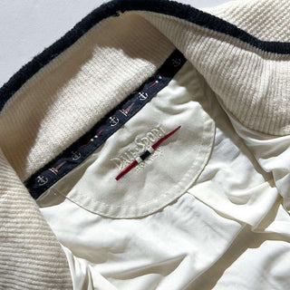 90's～00's DALE OF NORWAY オフホワイト ニット切替 ベスト