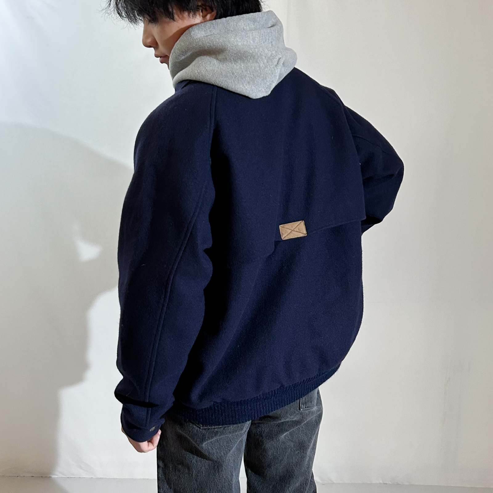 WOOLRICH ウール ブルゾン ジャケット USA製 古着–80's 