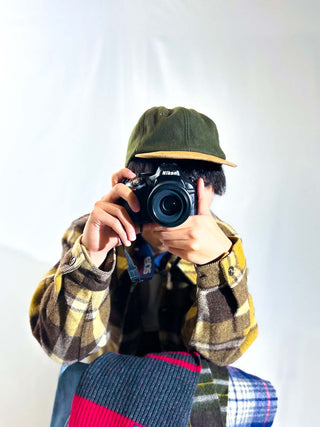 70's～ AMANA FINE WOOLENS ブラウン チェック ウール シャツ ジャケット