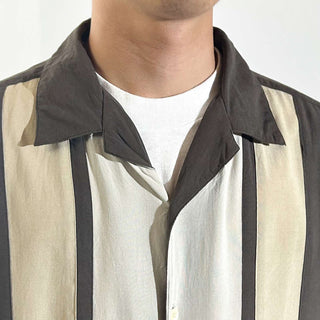 90's～00's AXIST シルク オープンカラー S/Sシャツ