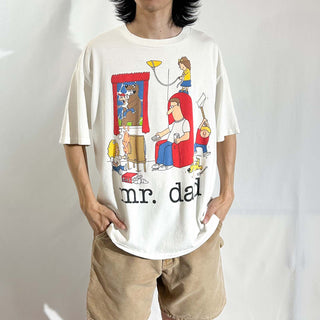 90's "made in USA" changes "mr.dad" Jim Benton アート プリント Tシャツ