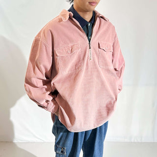 90's Eddie Bauer ダスティピンク コーデュロイ L/Sシャツ