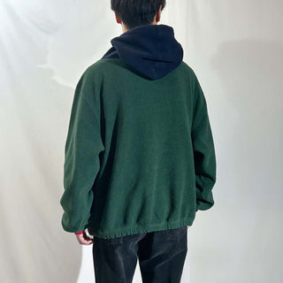 90's croft&barrow 2トーン ハーフジップ フリース ジャケット