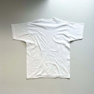 90's "WILL WORK FOR BEER" メッセージ プリント Tシャツ