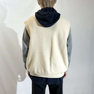 90's～00's DALE OF NORWAY オフホワイト ニット切替 ベスト