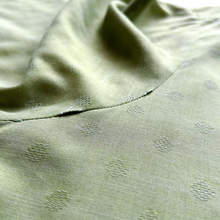 70's SEARS ピスタチオ 総柄 オープンカラー L/Sシャツ