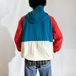 00's L.L.Bean マルチカラー パッカブル アノラック ジャケット