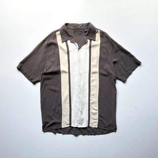 90's～00's AXIST シルク オープンカラー S/Sシャツ