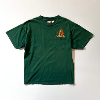 90's～00's Mickey,INC "THE LION KING" ムファサ ワンポイント ポケット 刺繍 Tシャツ