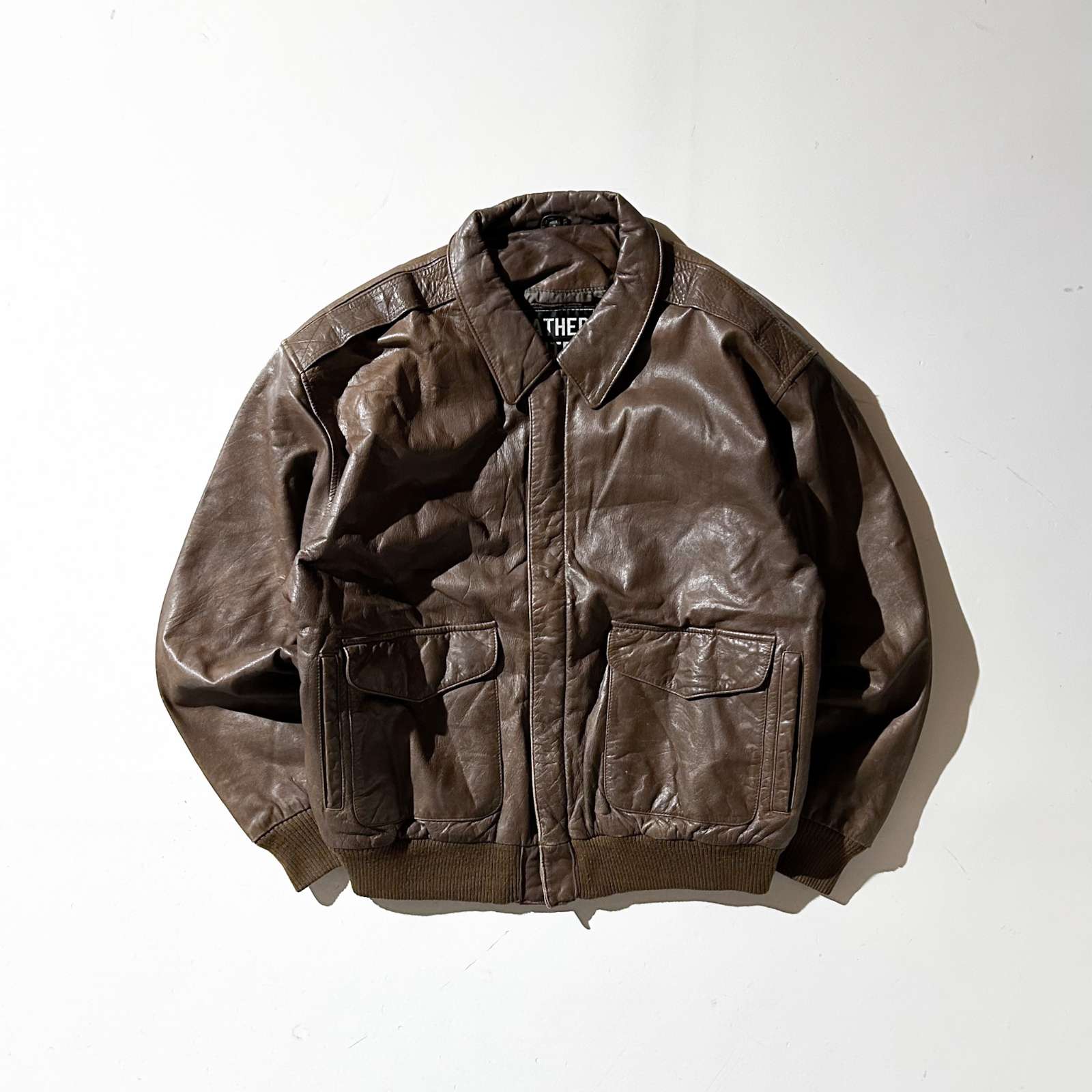 幻級‼️ イタリア製　80s〜90s スウェードブルゾン　A2 レザージャケット 90s A-2 type design leather jacket | sui & shara