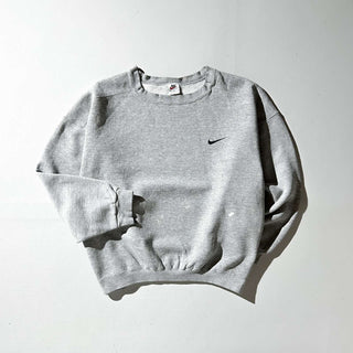90's "made in USA" NIKE 極太アーム ペンキ サイドスウッシュ スウェット シャツ