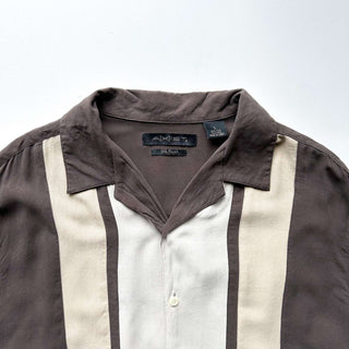 90's～00's AXIST シルク オープンカラー S/Sシャツ