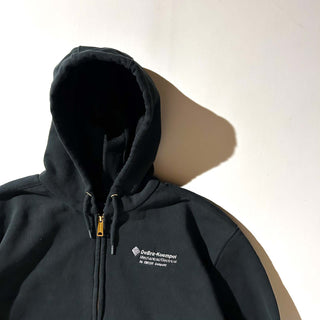 00's Carhartt ブラック 裏メッシュ フルジップ スウェット パーカ